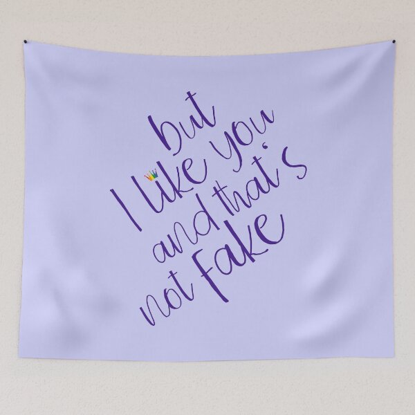 Item preview, But I like you and that's not fake - purple designed and sold by kobyakov.
