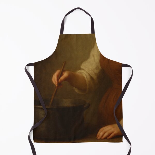 Item preview, Young Lady Cooking — Portrait designed and sold by matersalvatoris.