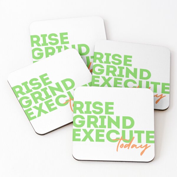 Item preview, Rise. Grind. Execute. Today. – Bold Productivity Power Statement designed and sold by NotaryLife.