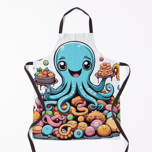 Item preview, Delicious Octopus Yummy Monster`s designed and sold by Vj-Sets-Shop.