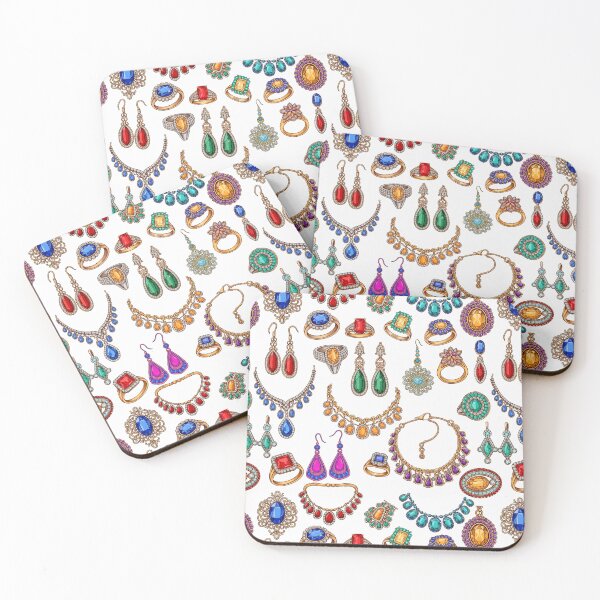 Item preview, jewelry seamless pattern. designed and sold by roshana3.