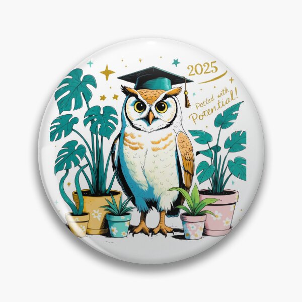 Item preview, "Wise Owl Graduate Class of 2025 Print & Gifts from Digital Art" designed and sold by Frame of Mind .