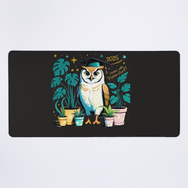Item preview, "Wise Owl Graduate Class of 2025 Print & Gifts from Digital Art" designed and sold by Frame of Mind .