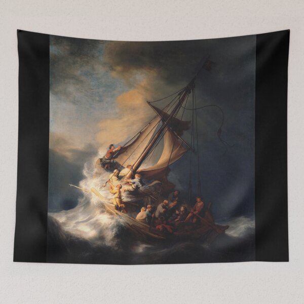 Item preview, Rembrandt Christ in the Storm on the Lake of Galilee designed and sold by WillowNox7.