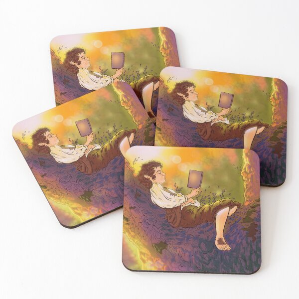 Item preview, Halfling evening read designed and sold by HannahPalmerArt.