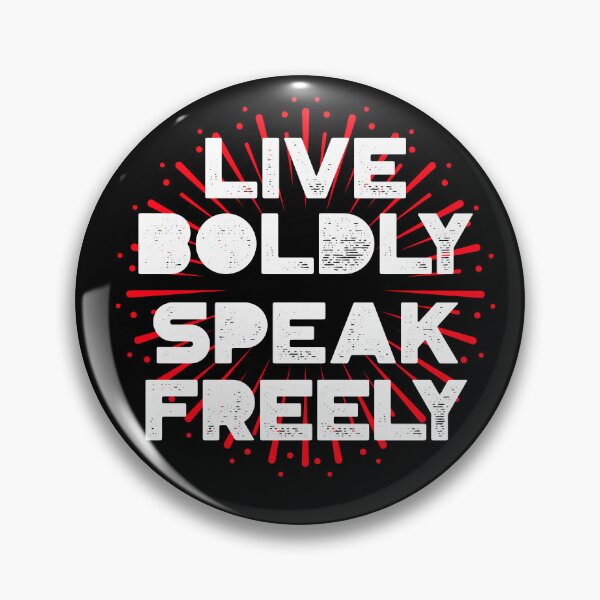 Item preview, LIVE BOLDY - SPEAK FREELY designed and sold by ActOutTees.
