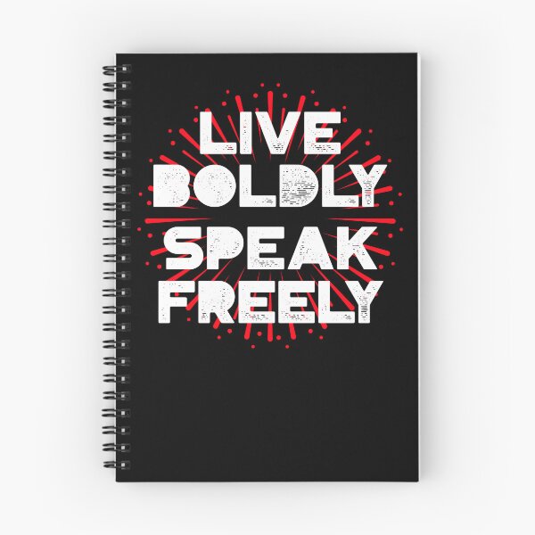Item preview, LIVE BOLDY - SPEAK FREELY designed and sold by ActOutTees.