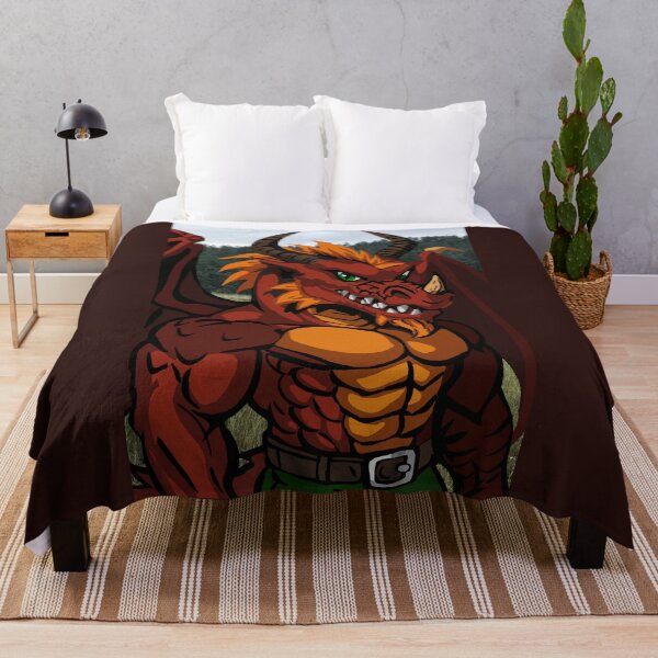 Item preview, Red Dragon *Now With 100% More Pants* designed and sold by KlakkDrawsStuff.