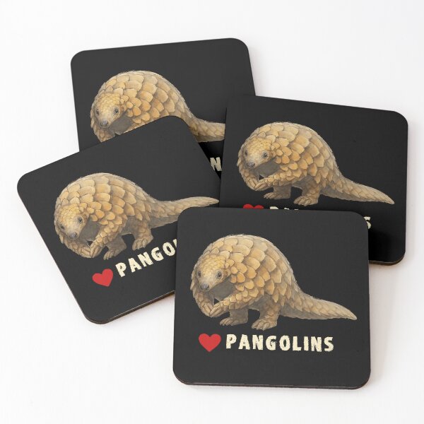 Item preview, Love Pangolins Picture of Pangolin Walking on Hind Legs designed and sold by Scotch Macaskill.