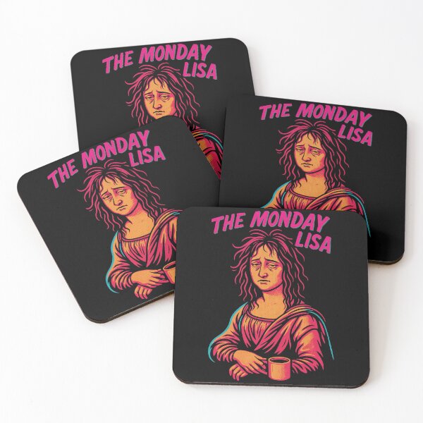 Item preview, The Monday Lisa Funny Coffee Lover Mona Lisa Parody Design	 designed and sold by Victor Shadehorn.