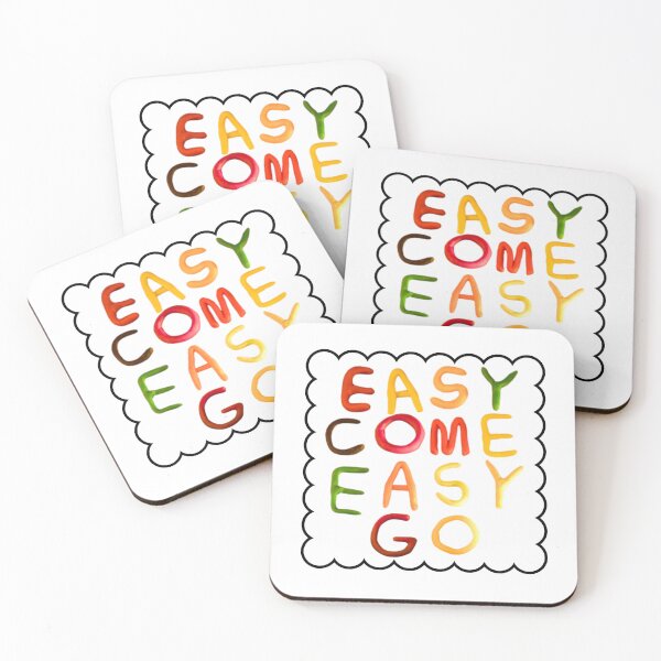 Item preview, ALL AMERICAN REJECTS easy come easy go sticker designed and sold by byskyesgraphics.