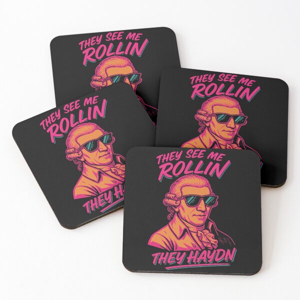 Item preview, They See Me Rollin They Haydn Funny Classical Music Composer Design	 designed and sold by Victor Shadehorn.