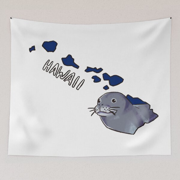 Item preview, Hawaii State Mammal - Hawaiian Monk Seal designed and sold by littlealiart.
