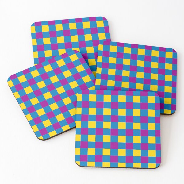 Item preview, Blue Yellow Purple Plaid Check Pattern Design  designed and sold by PatternTitan.