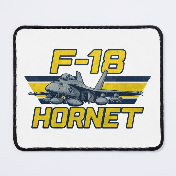 Item preview, F-18 Hornet – Retro Military Aviation Design, Aviation T-Shirts designed and sold by BomberBelle.