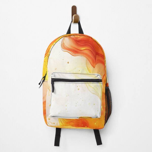 Item preview, Sunny Citrus Swirl: Abstract Orange & Yellow Watercolor Art designed and sold by lematworks.