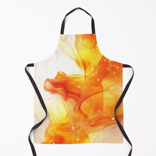 Item preview, Sunny Citrus Swirl: Abstract Orange & Yellow Watercolor Art designed and sold by lematworks.