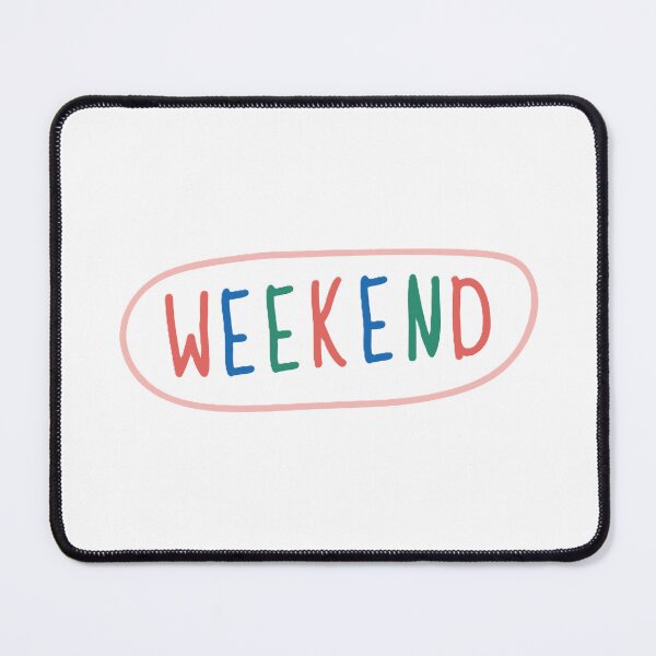 Item preview, Weekend Design – Colorful weekend motif with cheerful typography designed and sold by Pinfinest.