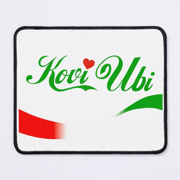 Item preview, i love Kovi Ubi vicces felirat, piros-fehér-zöld designed and sold by StickyRama.
