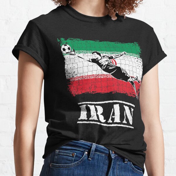 FireJuice Iran Proud Lion Team Melli World Cup 2022 T-Shirt- Unisex