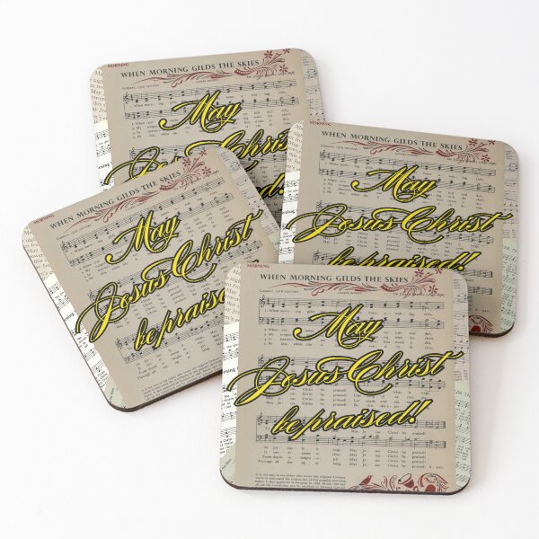 Item preview, May Jesus Christ be praised hymn designed and sold by stella literarium.