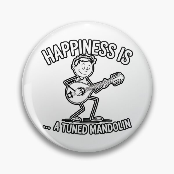 Item preview, Happiness is a Tuned Mandolin designed and sold by Urban-Celt.