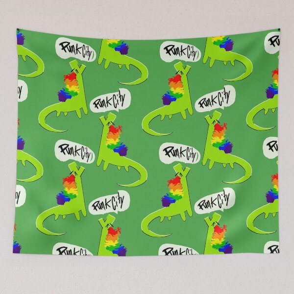 Item preview, Punk city pattern designed and sold by FourAndSeven.