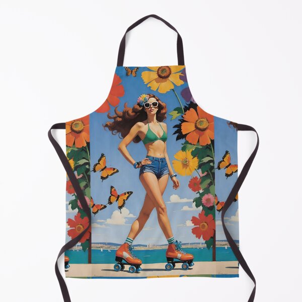 Item preview, Retro Roller Skate Vibes: Summer on Wheels Floral designed and sold by CarrollGene.