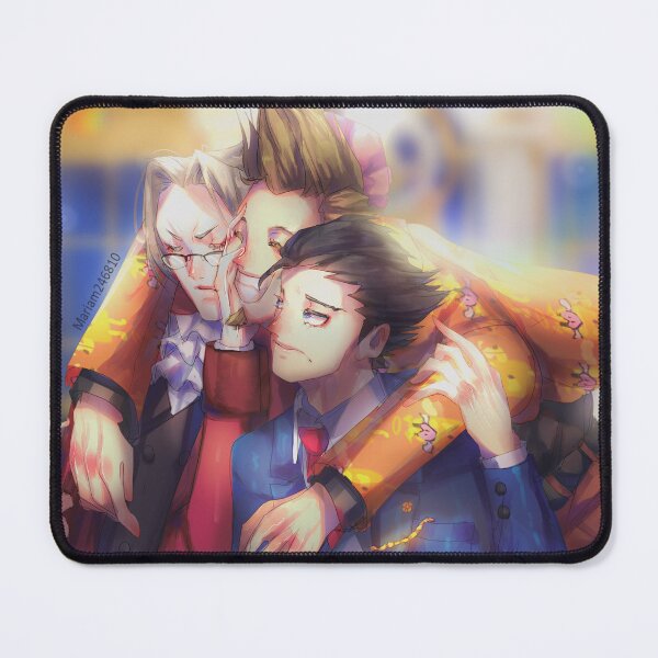 Item preview, phoenix miles and larry from ace attorney designed and sold by mariam246810.