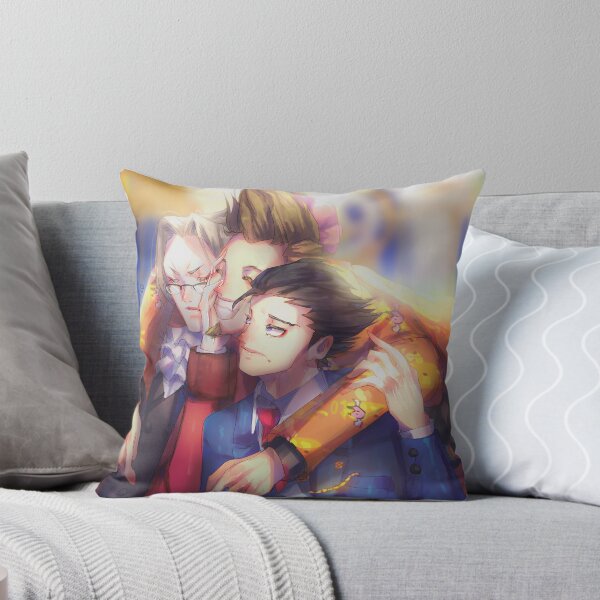 Item preview, phoenix miles and larry from ace attorney  designed and sold by mariam246810.