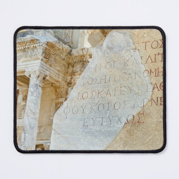 Item preview, Ephesus Library of Celsus. Greek Inscriptions designed and sold by We-thePixels.