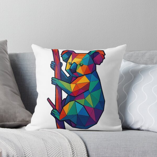 Item preview, Prismatic Koala Clinging to Branch designed and sold by TheWonkyEaselCo.