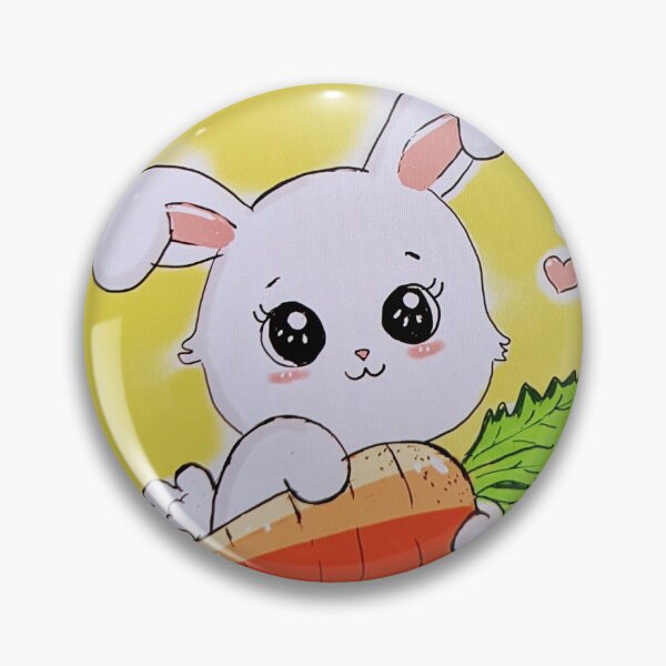 Item preview, cute bunny with carrot designed and sold by pookieCatt.