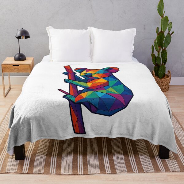 Item preview, Prismatic Koala Clinging to Branch designed and sold by TheWonkyEaselCo.