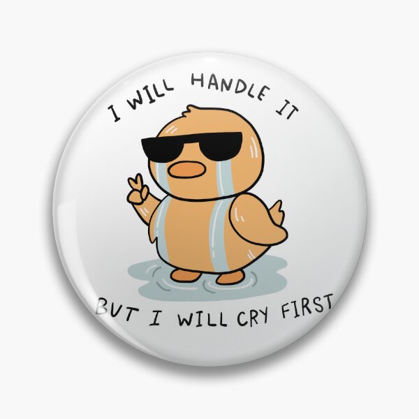 Item preview, I will handle it but I will cry first designed and sold by 147ology.