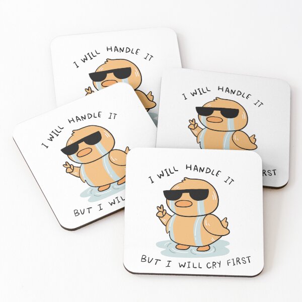 Item preview, I will handle it but I will cry first designed and sold by 147ology.