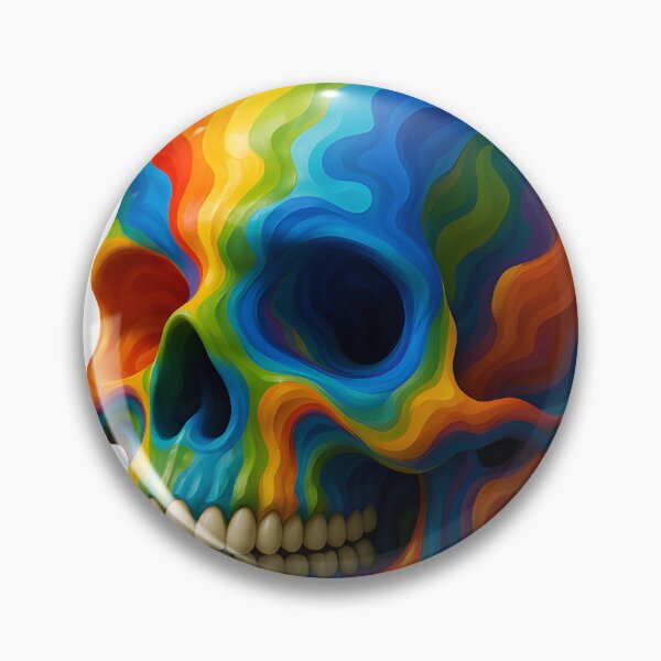 Item preview, Skull covered in paint 3D designed and sold by Eat art design.
