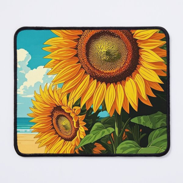 Item preview, Vintage Sunflowers Poster - Retro Mediterranean Vibe designed and sold by MooLaLa.Store.