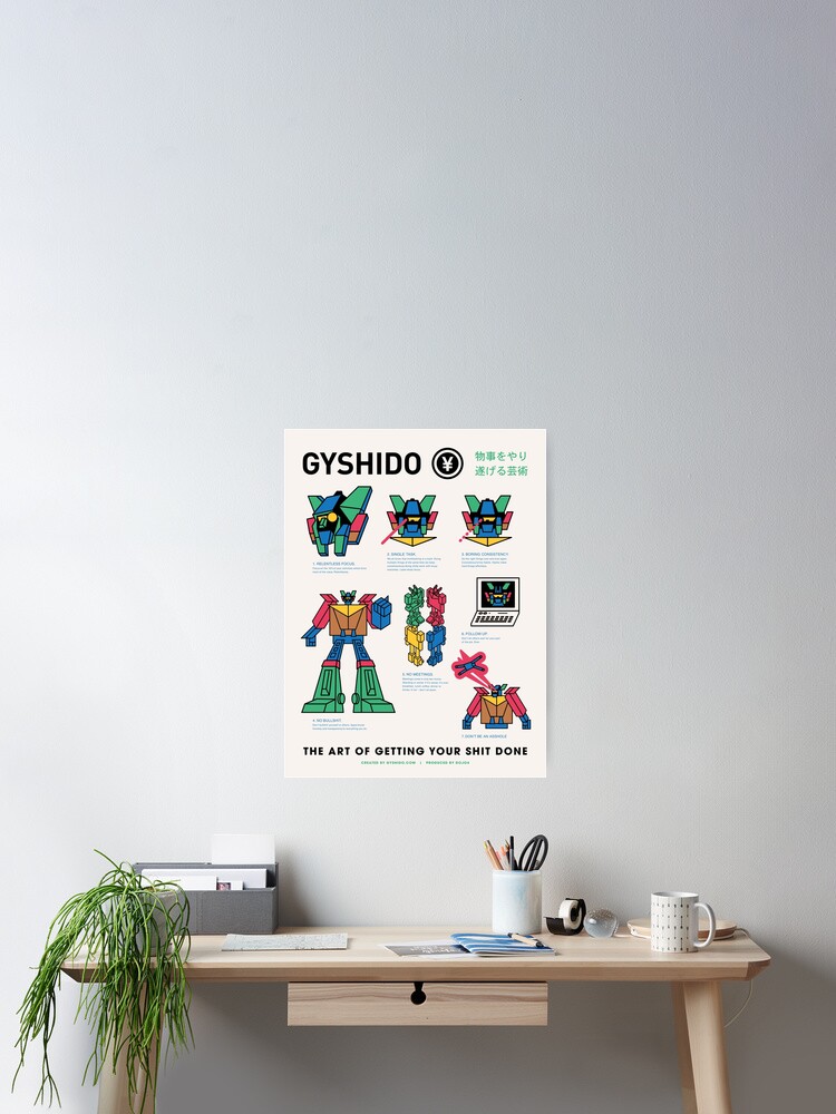 Thumbnail 2 of 3, Poster, The “OG” GYSHIDO Manifesto designed and sold by TheHereticOrg.