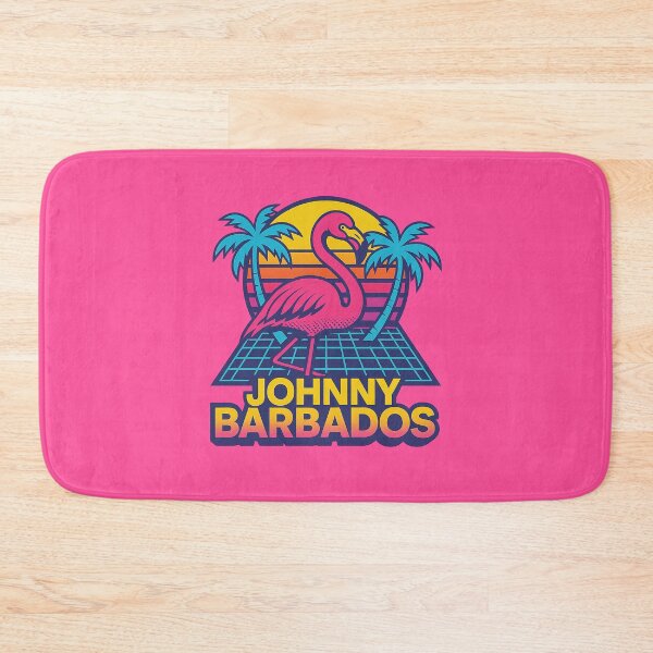 Item preview, Johnny Barbados – 80s Tropical Parody Tee designed and sold by Boris1987.