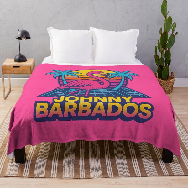 Item preview, Johnny Barbados – 80s Tropical Parody Tee designed and sold by Boris1987.