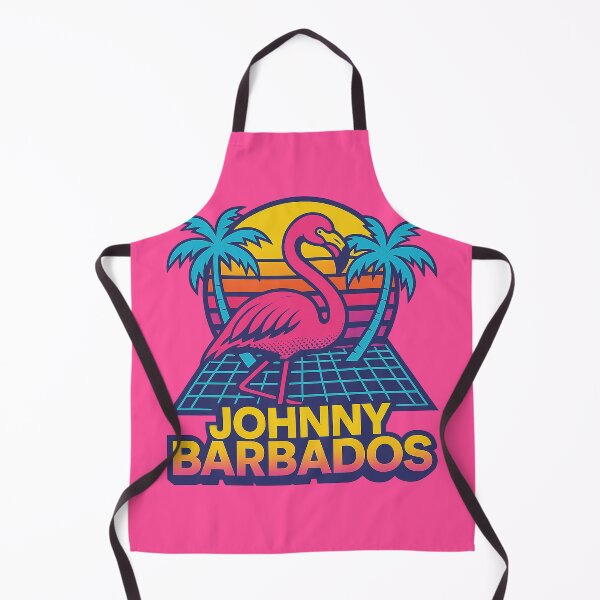 Item preview, Johnny Barbados – 80s Tropical Parody Tee designed and sold by Boris1987.
