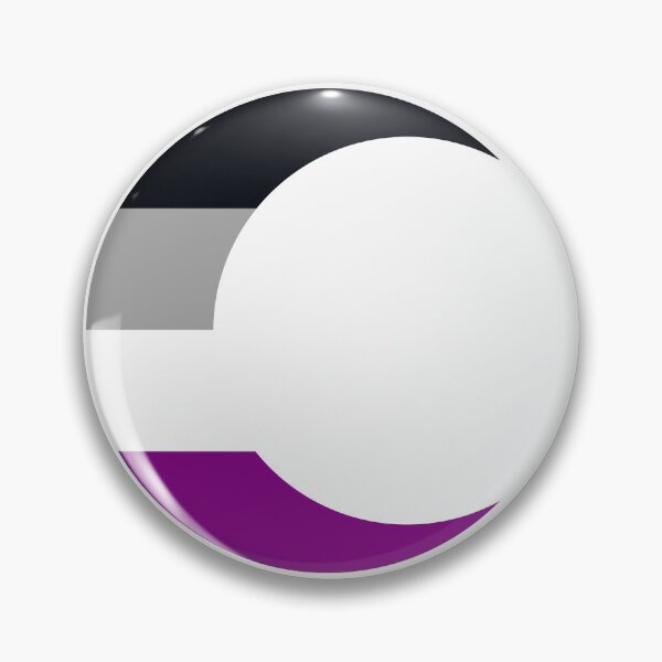 Item preview,  Asexual Pride Crescent Moon | Quiet Power designed and sold by dickensign.