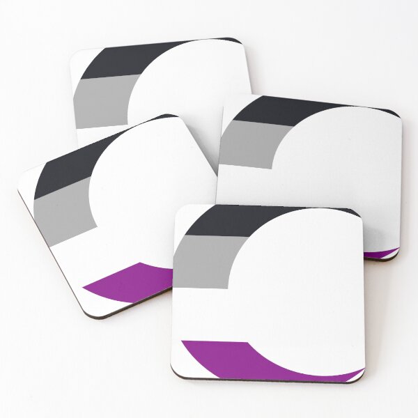 Item preview,  Asexual Pride Crescent Moon | Quiet Power designed and sold by dickensign.