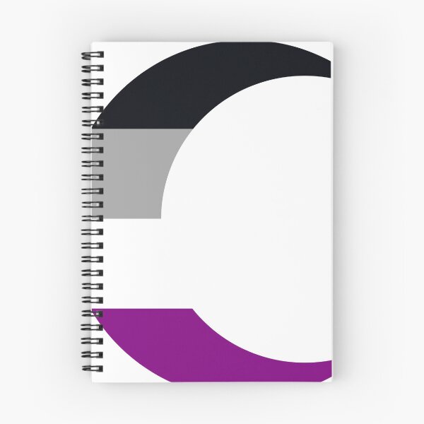 Item preview, Luna creciente del orgullo asexual | Poder silencioso designed and sold by dickensign.