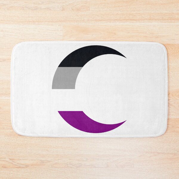 Item preview,  Asexual Pride Crescent Moon | Quiet Power designed and sold by dickensign.