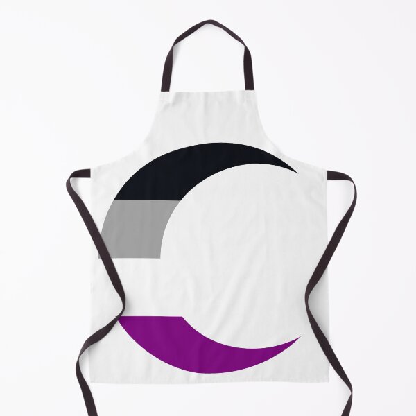 Item preview,  Asexual Pride Crescent Moon | Quiet Power designed and sold by dickensign.