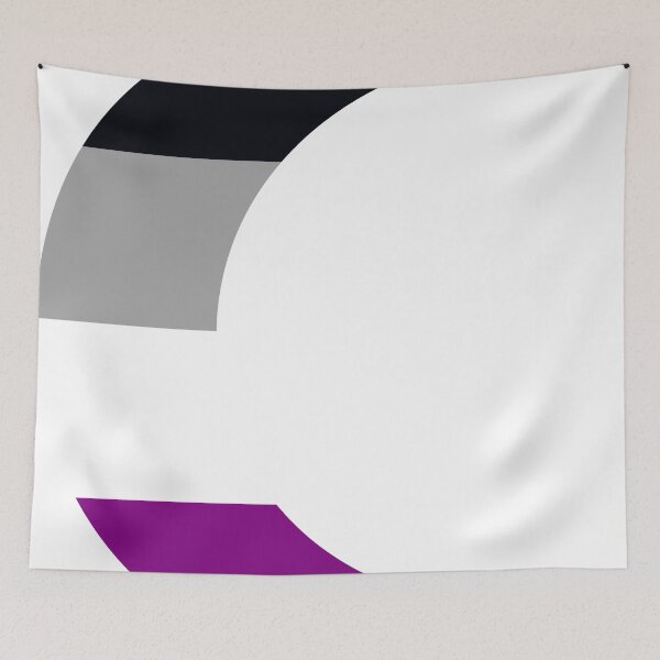 Item preview,  Asexual Pride Crescent Moon | Quiet Power designed and sold by dickensign.