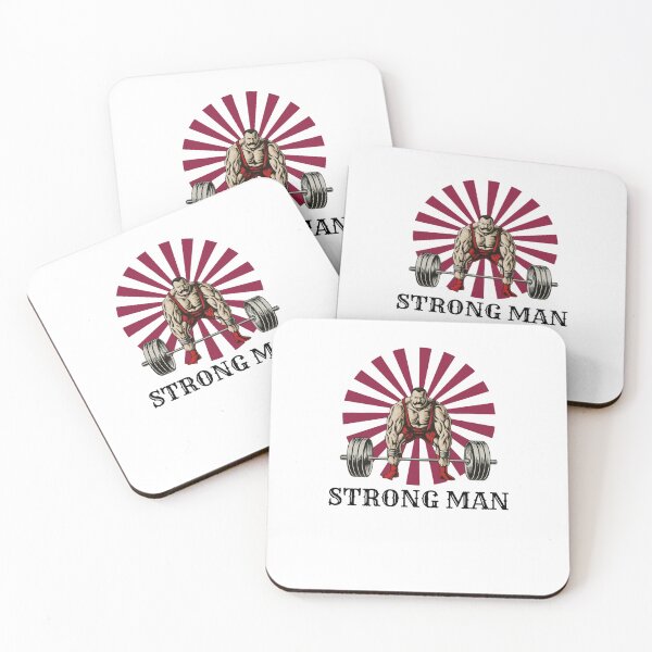 Item preview, Strong man Circus/Carnival fan amusement show powerlifter designed and sold by snowry.
