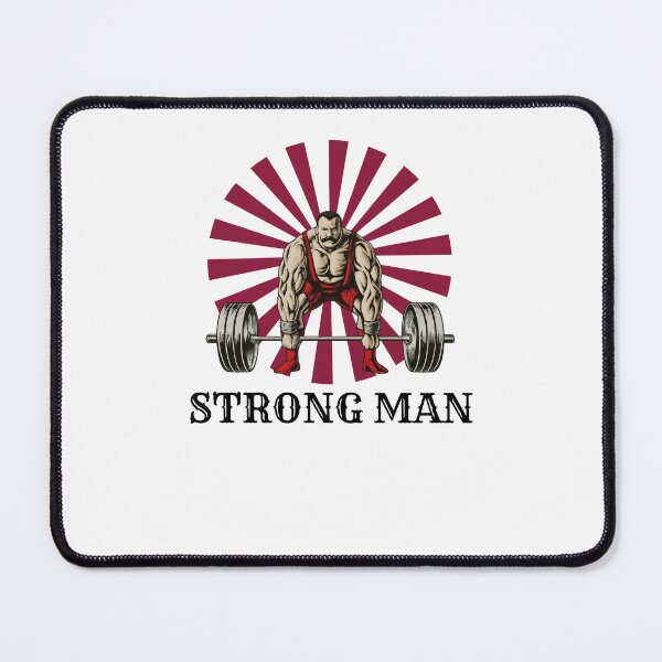 Item preview, Strong man Circus/Carnival fan amusement show powerlifter designed and sold by snowry.